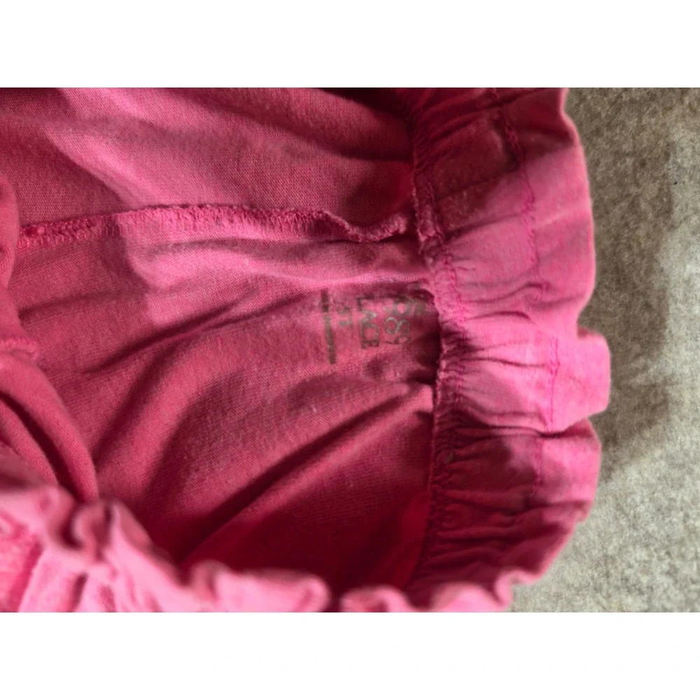 Childrens Place Girls Pink Knit Shorts Elastic Paperbag Waist Size 5T Casual